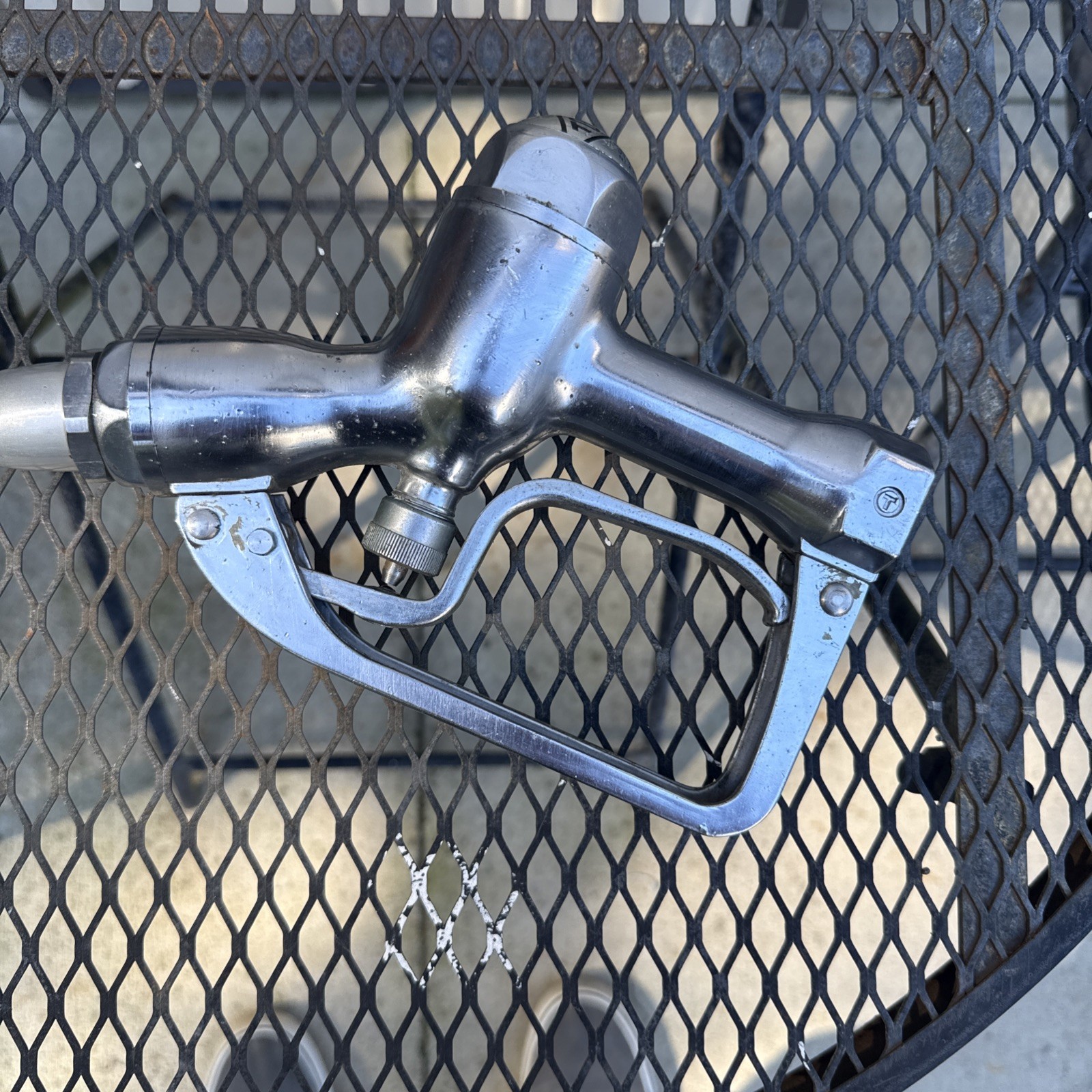 Vintage 1940’s -1950’s Tokheim 1063 Gas Pump Nozzle, Very Nice Shape Vintage 1940’s -1950’s Tokheim 1063 Gas Pump Nozzle, Very Nice Shape