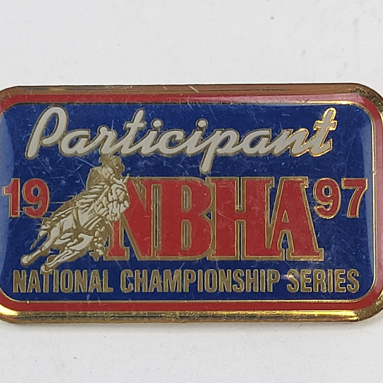 Vintage 1997 Participant National Barrell Horse Association Lapel/Hat Pin