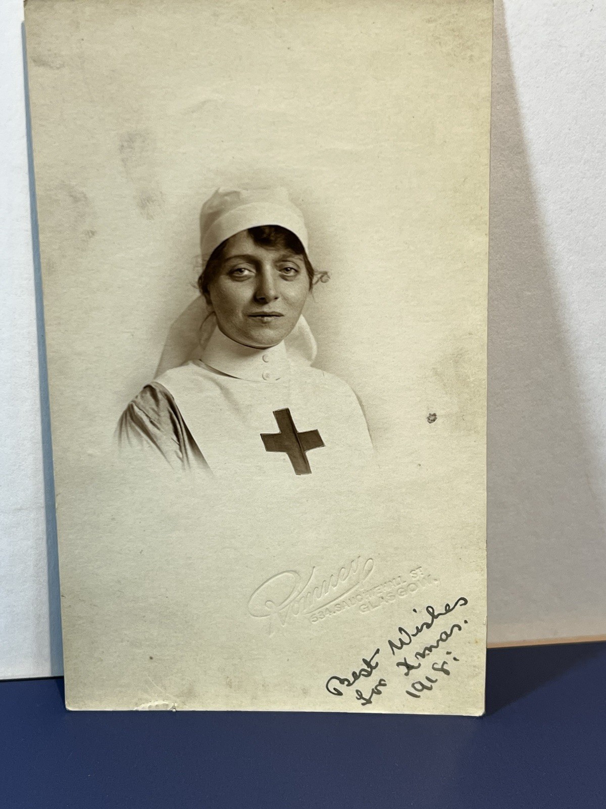 Rare 1918 Spanish Flu WWI era Red Cross VAD Nurse RPPC real Photo POSTCARD Rare 1918 Spanish Flu WWI era Red Cross VAD Nurse RPPC real Photo POSTCARD