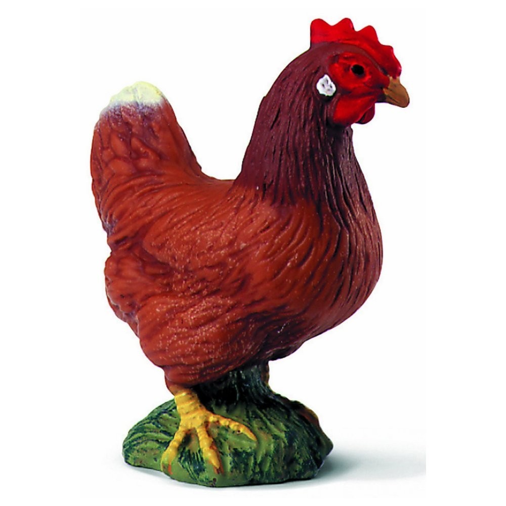 NEW Schleich 13128 Brown Hen Chicken Farm life Animals figurine RETIRED rare toy NEW Schleich 13128 Brown Hen Chicken Farm life Animals figurine RETIRED rare toy