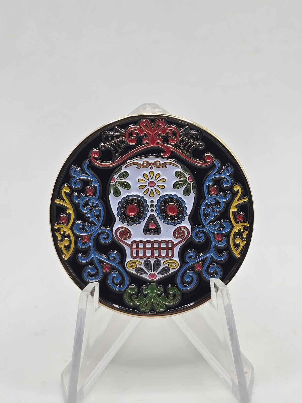 Rare Embassy of the United States Mexico City Sugar Skull Design Challenge Coin Rare Embassy of the United States Mexico City Sugar Skull Design Challenge Coin