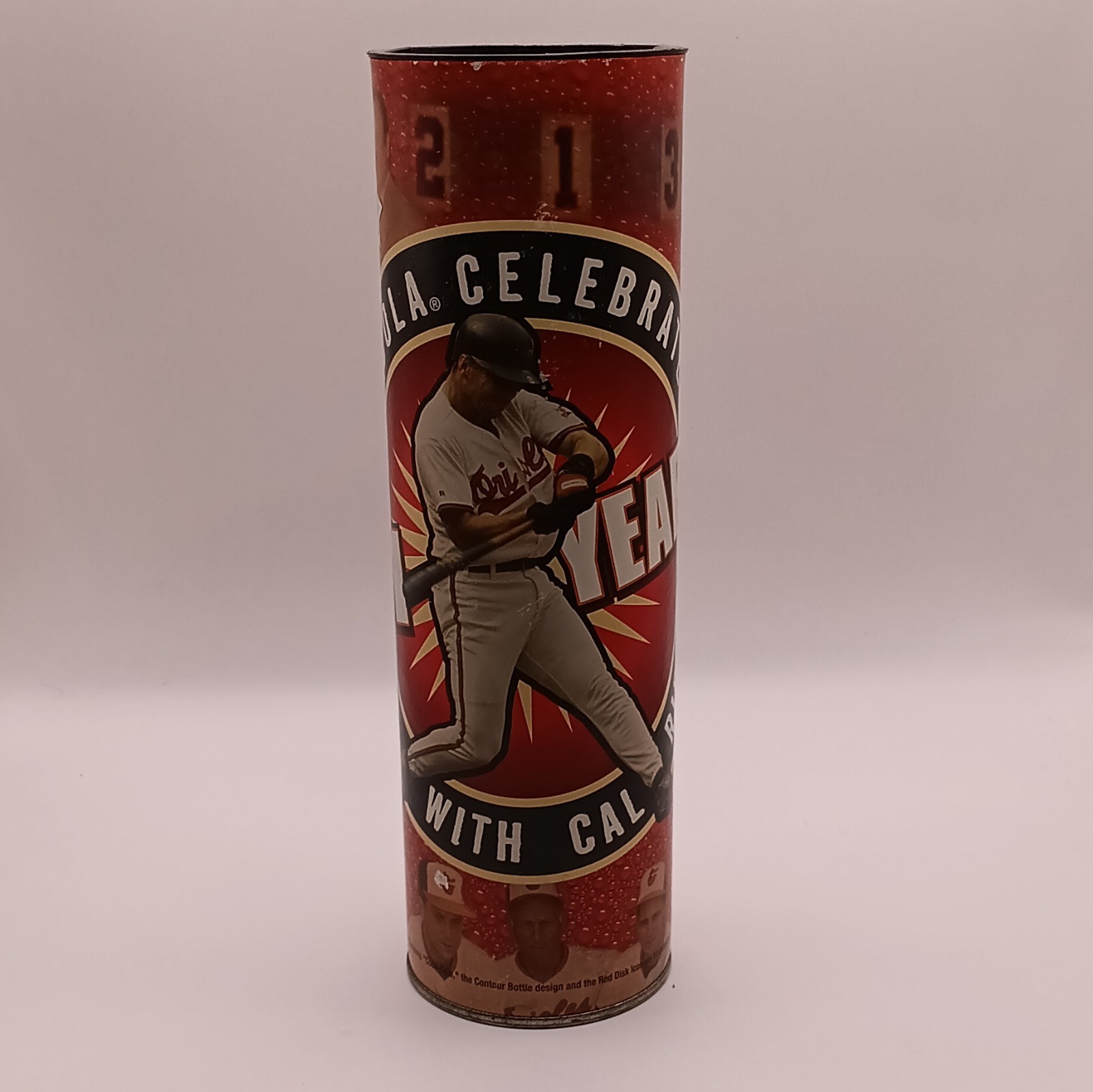 2001 Coca-Cola Cal Ripken Jr 21 Years Commemorative Bottle In Sleeve Orioles HOF