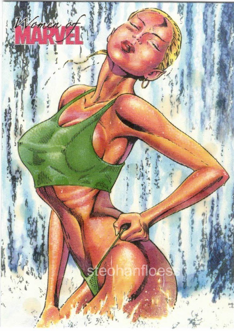 2008 Rittenhouse Archives Women of Marvel Swimsuit Edition Embossed S8 Namorita
