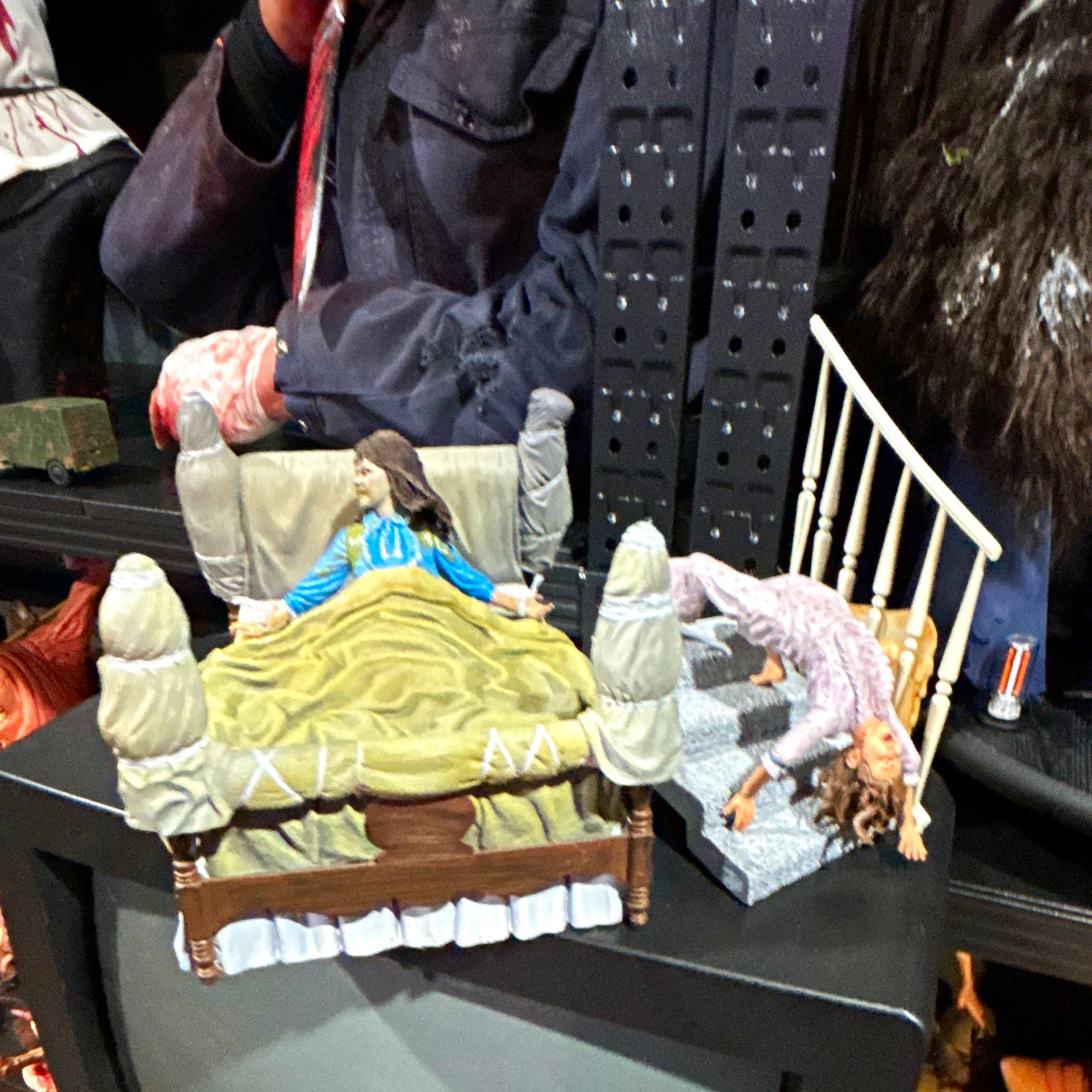 NECA The Exorcist Regan Bed Diorama Hand Painted Figure & Accessory NECA The Exorcist Regan Bed Diorama Hand Painted Figure & Accessory