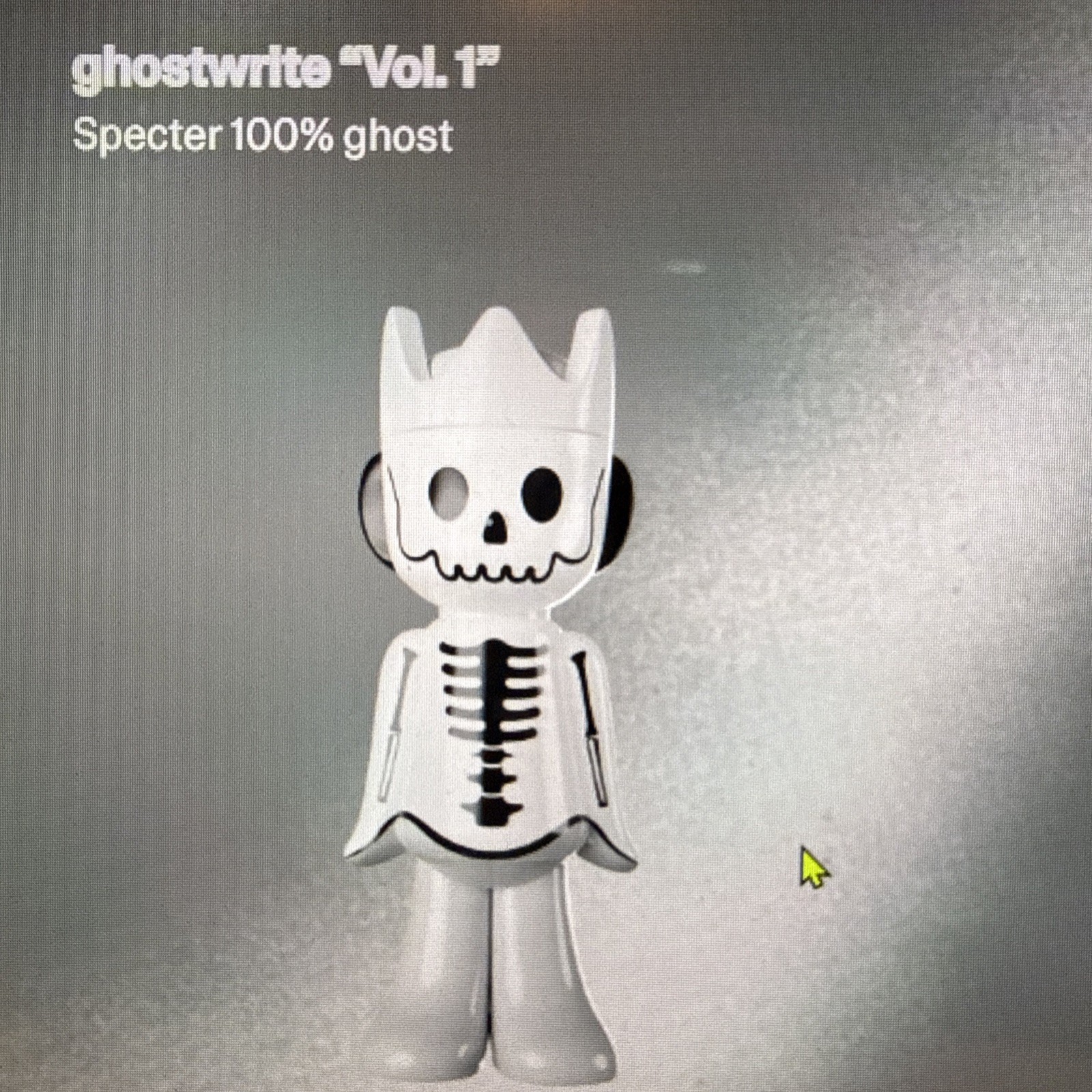 2026 Ghostwrite Vol. 1 SPECTER New Ghost Figure /900 100% 2026 Ghostwrite Vol. 1 SPECTER New Ghost Figure /900 100%