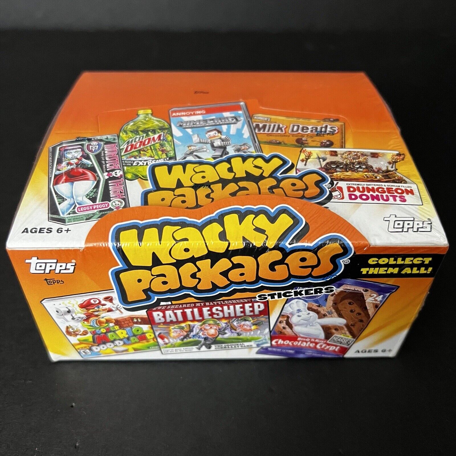 2013 WACKY PACKAGES ANS10 SEALED DISPLAY BOX (24PKS/10 STICKERS) SKETCH MAGNETS