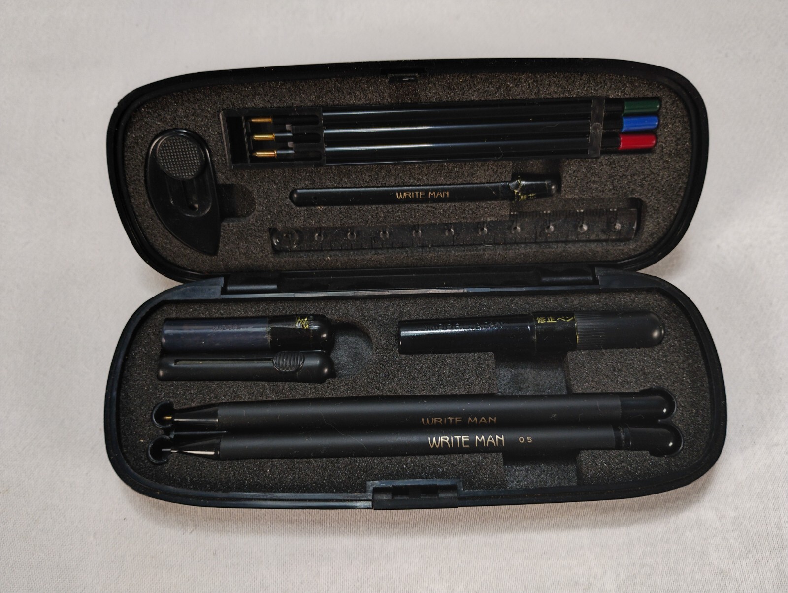 Vintage MIDORI Write Man Writing Set Case Made in Japan Hoesch Design NOS Vintage MIDORI Write Man Writing Set Case Made in Japan Hoesch Design NOS