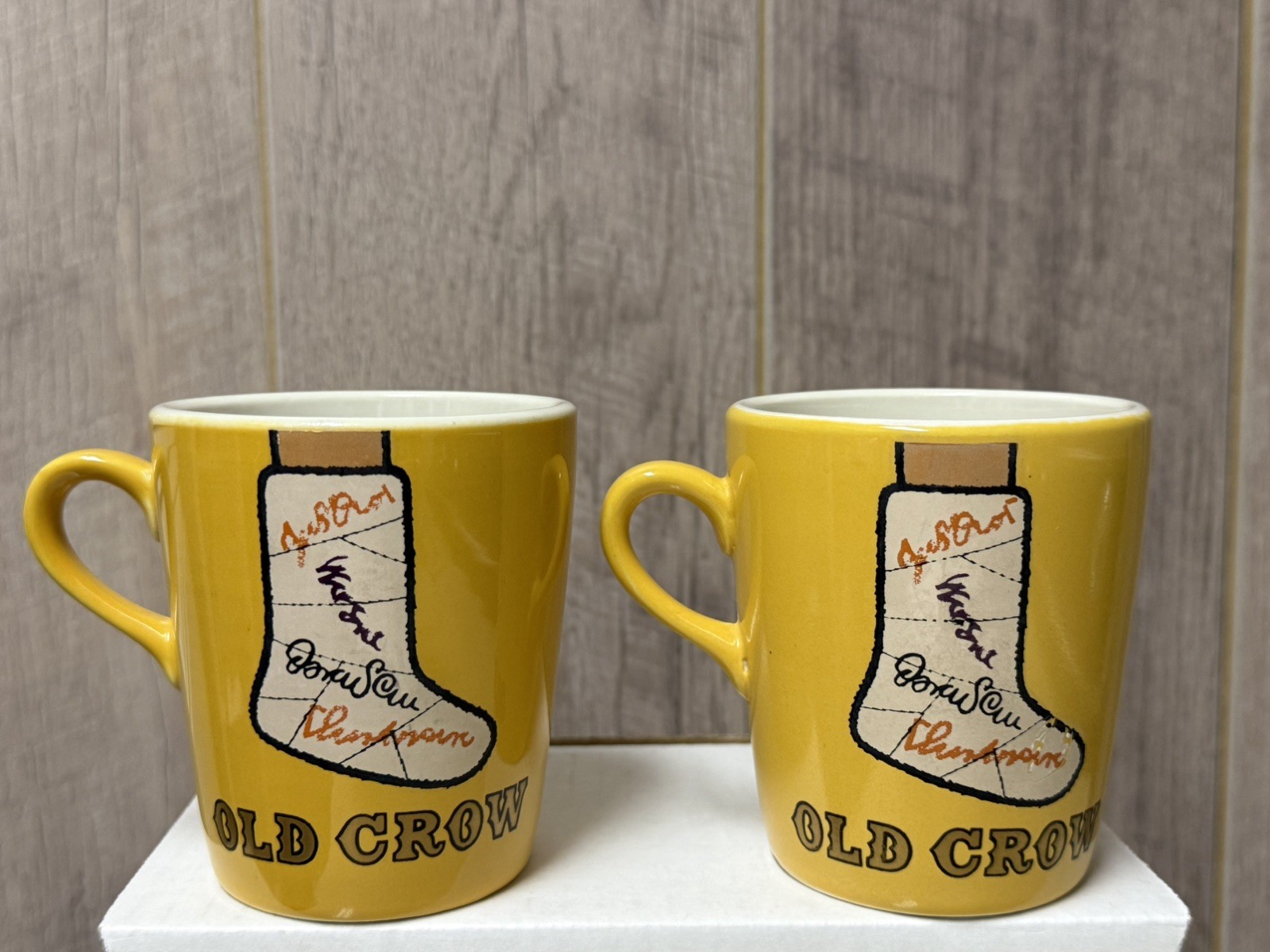 Vintage Kentucky Whiskies Cup Ceramic Set Of 2 Old Crow Distillery Co Frankfort Vintage Kentucky Whiskies Cup Ceramic Set Of 2 Old Crow Distillery Co Frankfort