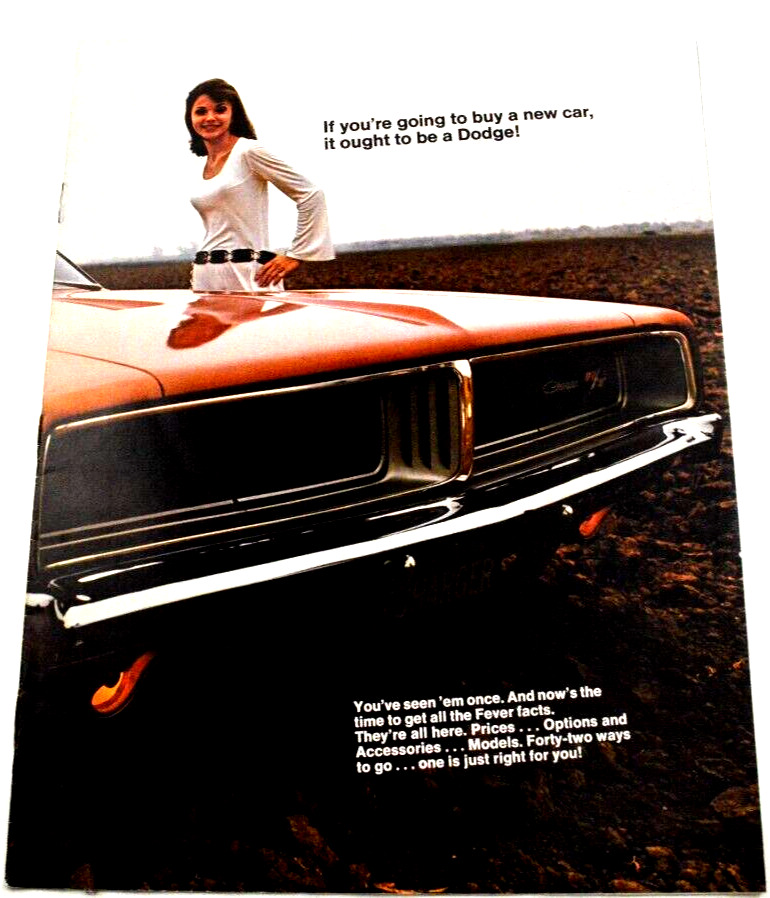 Scarce 1969 Full line Dodge Facts Brochure R/T w Prices Etc. 16 Page