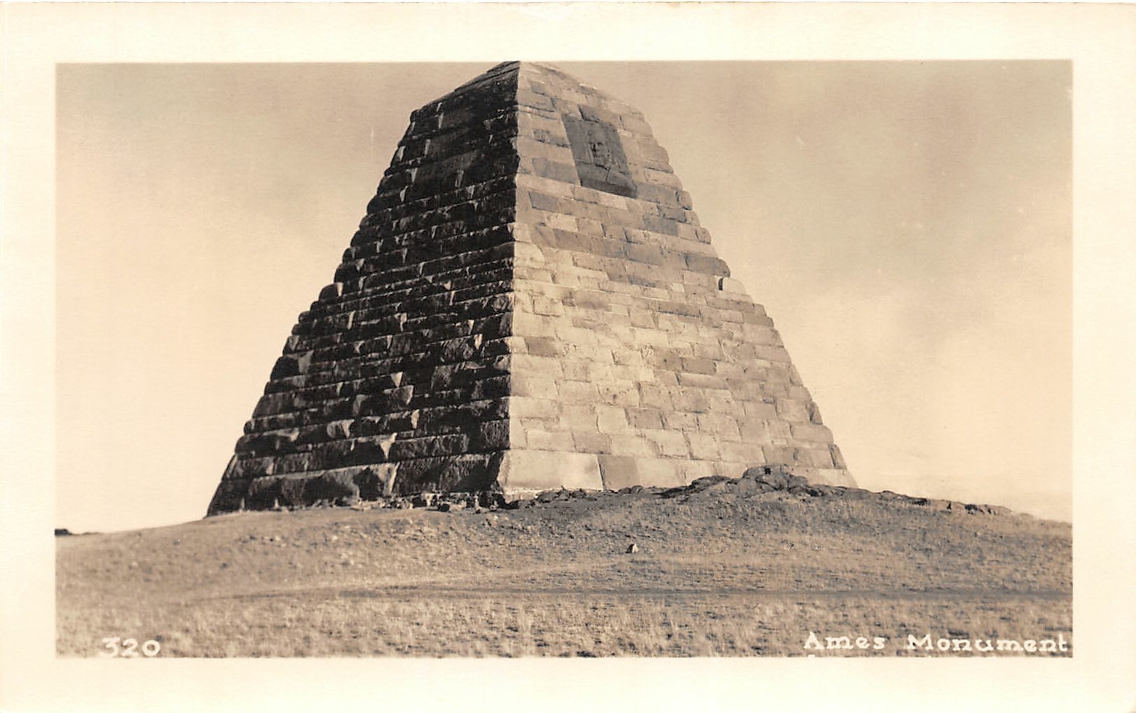 F83/ Laramie Wyoming Postcard RPPC c1930s Ames Monument F83/ Laramie Wyoming Postcard RPPC c1930s Ames Monument