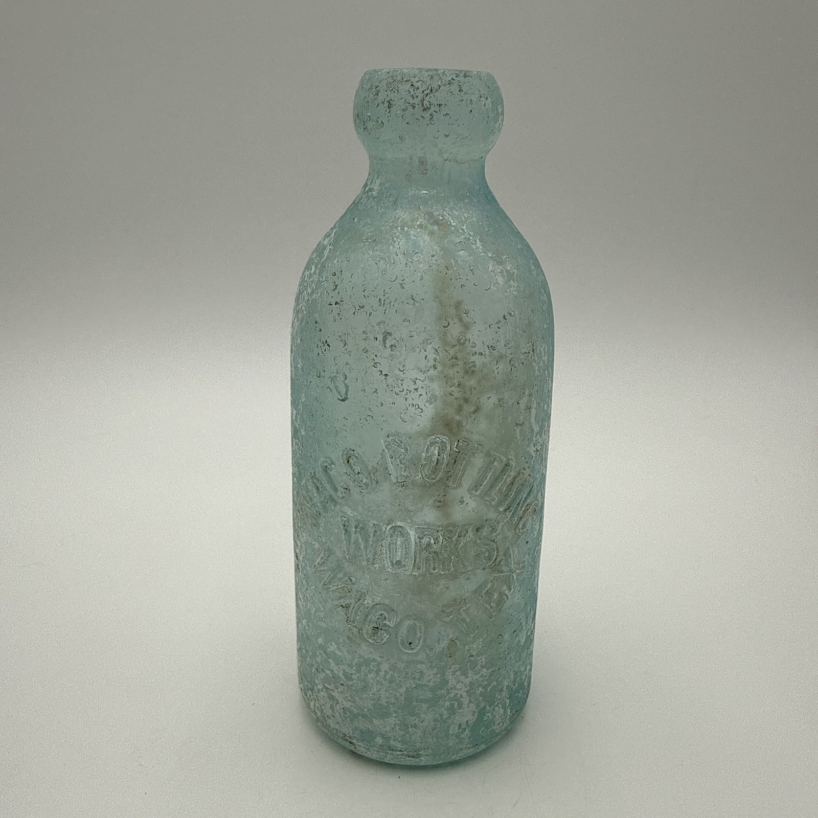 Antique TEXAS HUTCHINSON SODA BOTTLE Waco Bottling works Antique TEXAS HUTCHINSON SODA BOTTLE Waco Bottling works