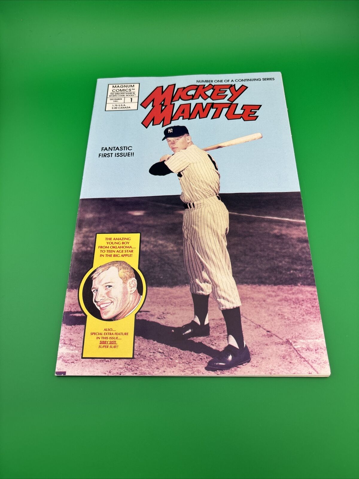 Mickey Mantle #1 Magnum (1991) Baseball\'s Greatest Heroes Comic Book