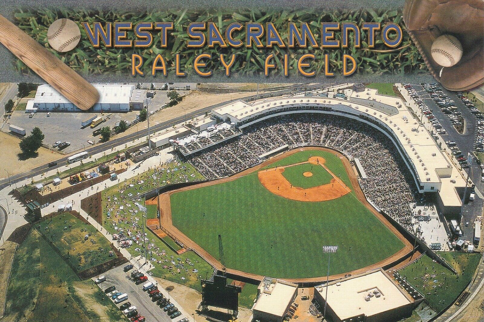 Oakland A\'s (2025-2027) Sacramento AAA River Cats Baseball Stadium Postcard #2