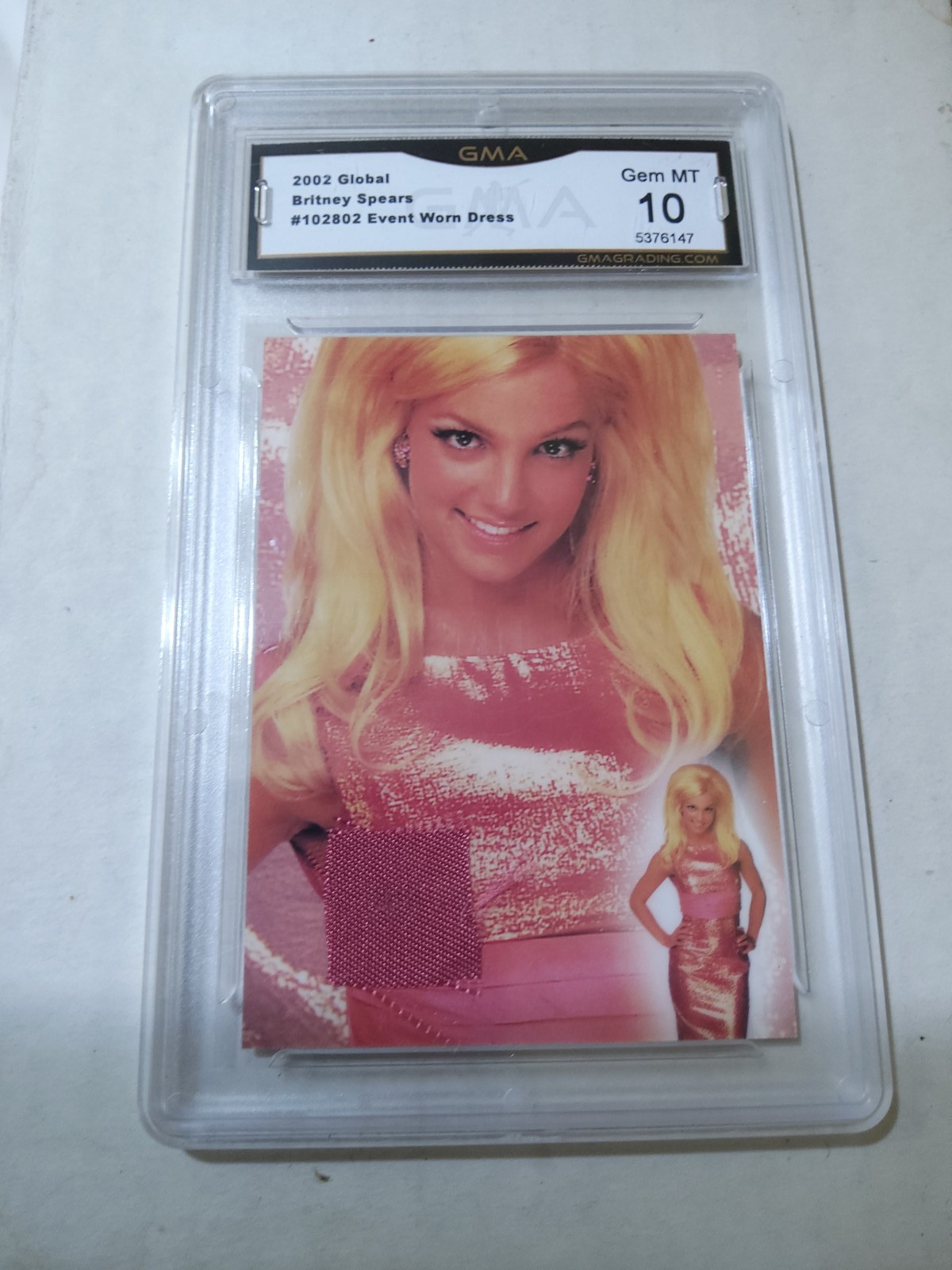 2002 Britney Spears 1963 Style Coral Dress EVENT WORN DRESS GMA 10 POP ONE GOAT 2002 Britney Spears 1963 Style Coral Dress EVENT WORN DRESS GMA 10 POP ONE GOAT