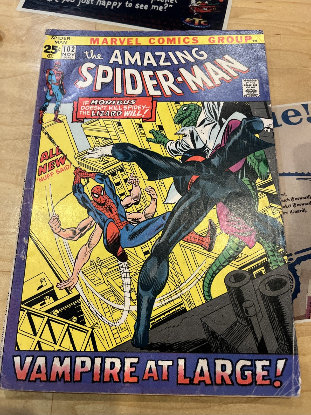 The Amazing Spider-Man #102 (Marvel Comics November 1971) The Amazing Spider-Man #102 (Marvel Comics November 1971)