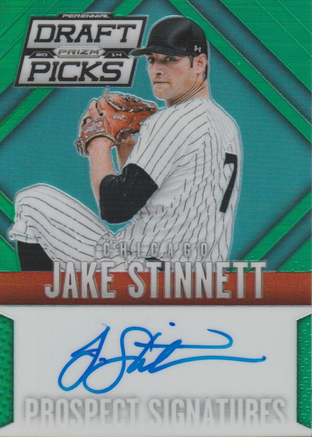 Jake Stinnett 2014 Panini Prizm Draft Picks rookie RC auto autograph card 45 /35