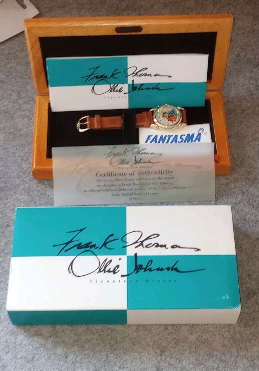 Frank Thomas Ollie Johnston Signature Disney Sleeping Beauty Fairies Watch Frank Thomas Ollie Johnston Signature Disney Sleeping Beauty Fairies Watch