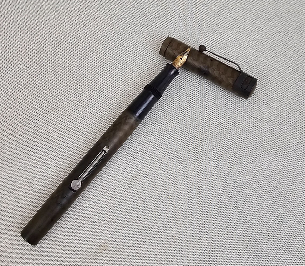 Vintage 1915 Waterman's Model 12 PSF Ideal Fountain Pen Gold Nib #C118