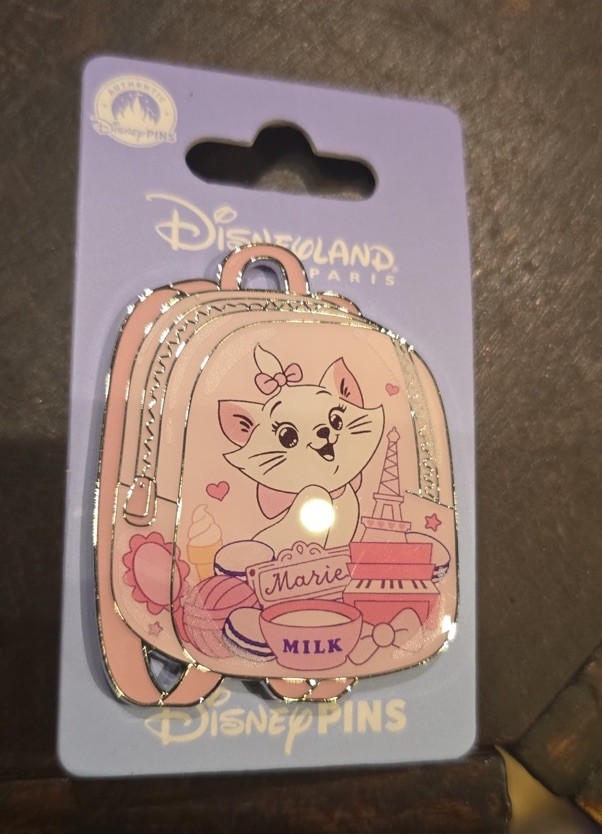 Disneyland Paris 2026 Marie School Eiffel Tower Backpack Disney Pin US Ship Disneyland Paris 2026 Marie School Eiffel Tower Backpack Disney Pin US Ship