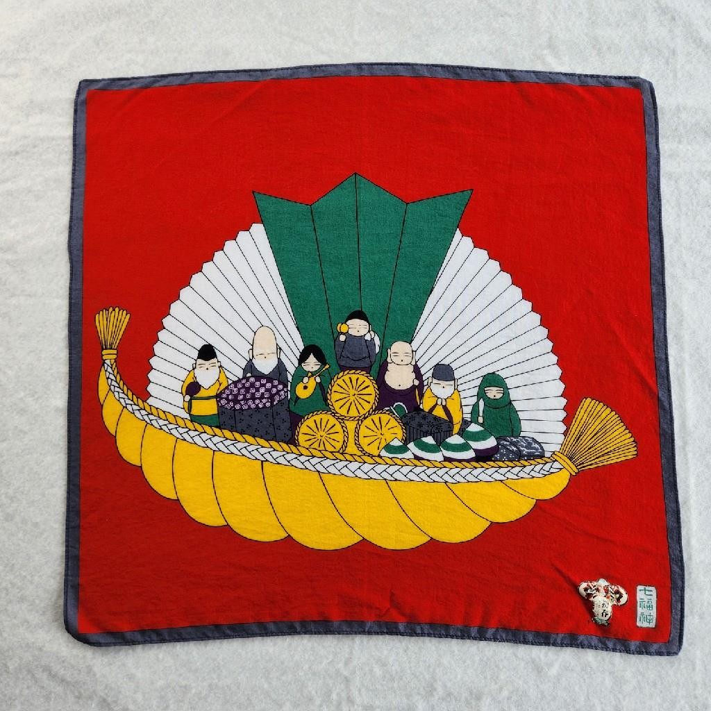 Vintage Asian / Oriental Handkerchief 17.25\