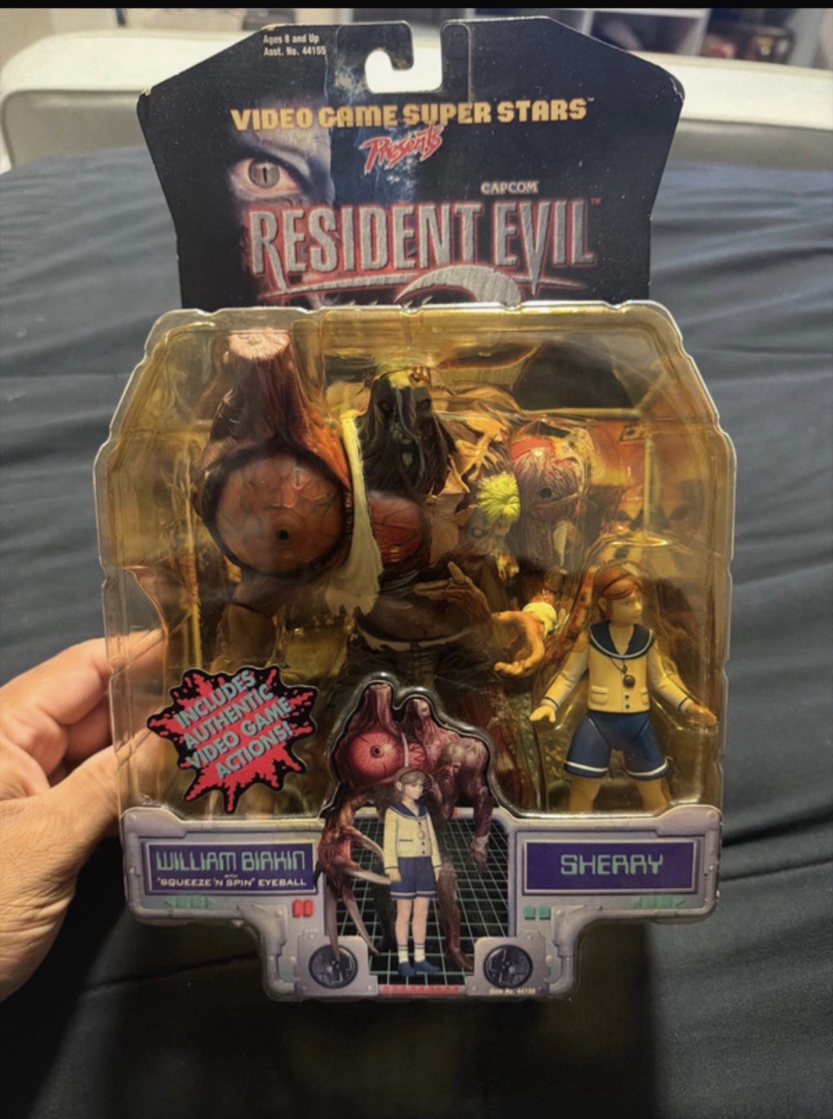 Toy Biz Resident Evil 2 William Birkin & Sherry Figure Toy Biz Resident Evil 2 William Birkin & Sherry Figure
