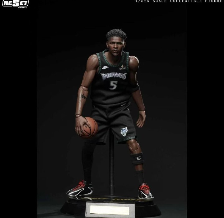Brand new 1/6 Male Action Figure Anthony Edwards NBA Wolves Reset Enterbay etc. Brand new 1/6 Male Action Figure Anthony Edwards NBA Wolves Reset Enterbay etc.