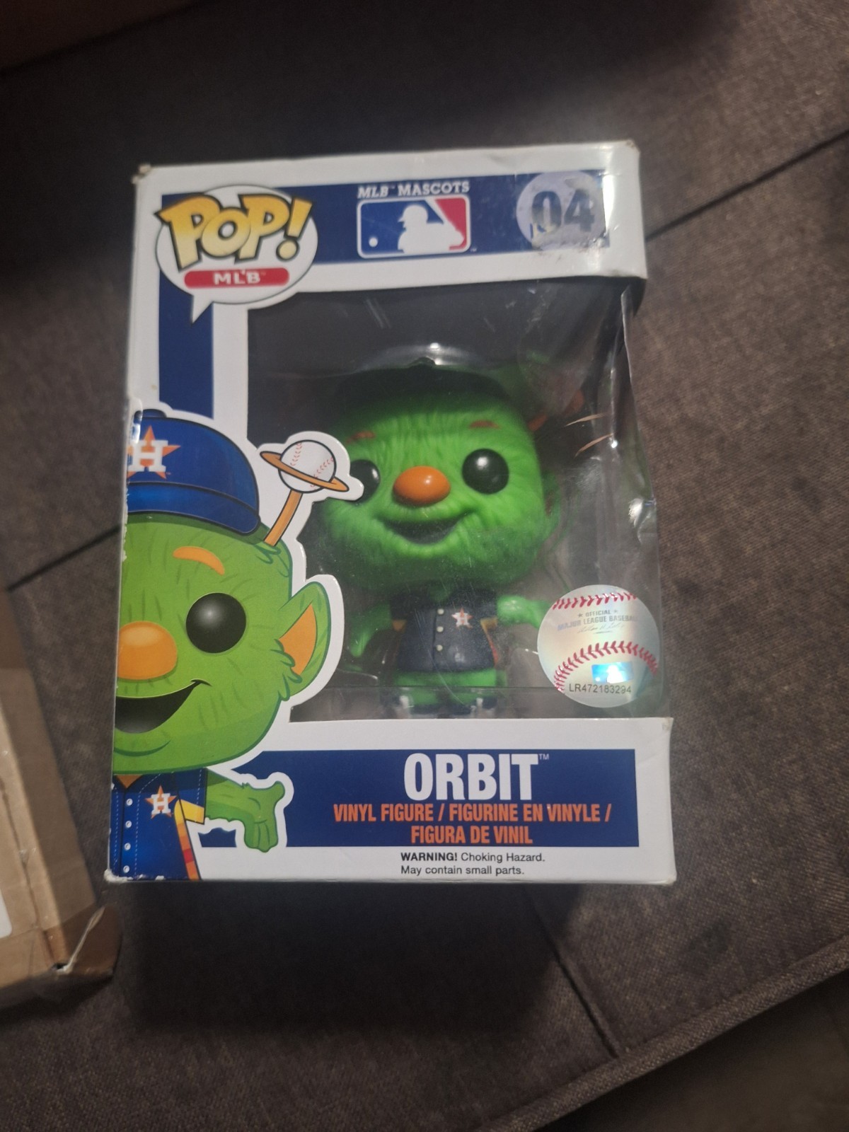 Funko Pop MLB Baseball Houston Astros Mascot - Orbit #04 Vaulted Box Wear Funko Pop MLB Baseball Houston Astros Mascot - Orbit #04 Vaulted Box Wear
