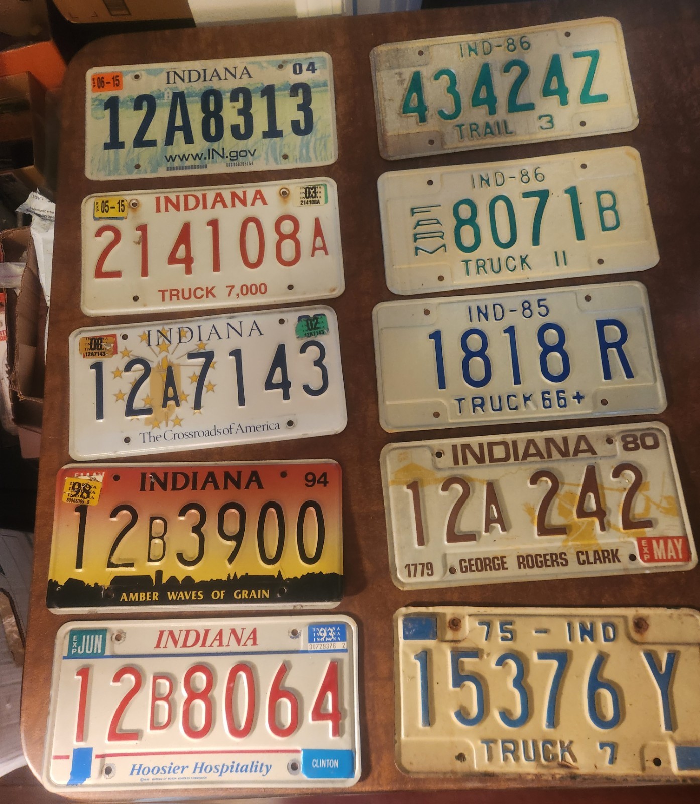 10 Vintage Indiana License Plate Lot Tag Mancave Wall Decor Project Art 70 80 90 10 Vintage Indiana License Plate Lot Tag Mancave Wall Decor Project Art 70 80 90