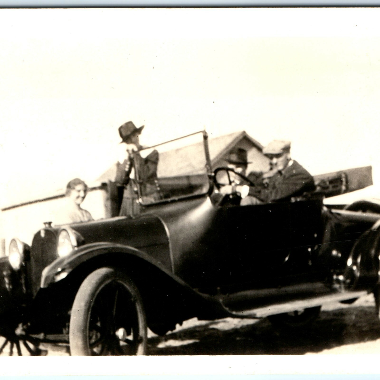 c1910s Dodge Roadster Runabout Convertible Car RPPC Brass Era Antique Auto PC c1910s Dodge Roadster Runabout Convertible Car RPPC Brass Era Antique Auto PC