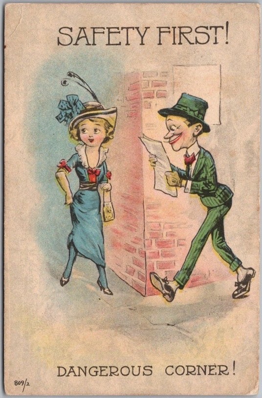 Vintage Comic Greetings Postcard \