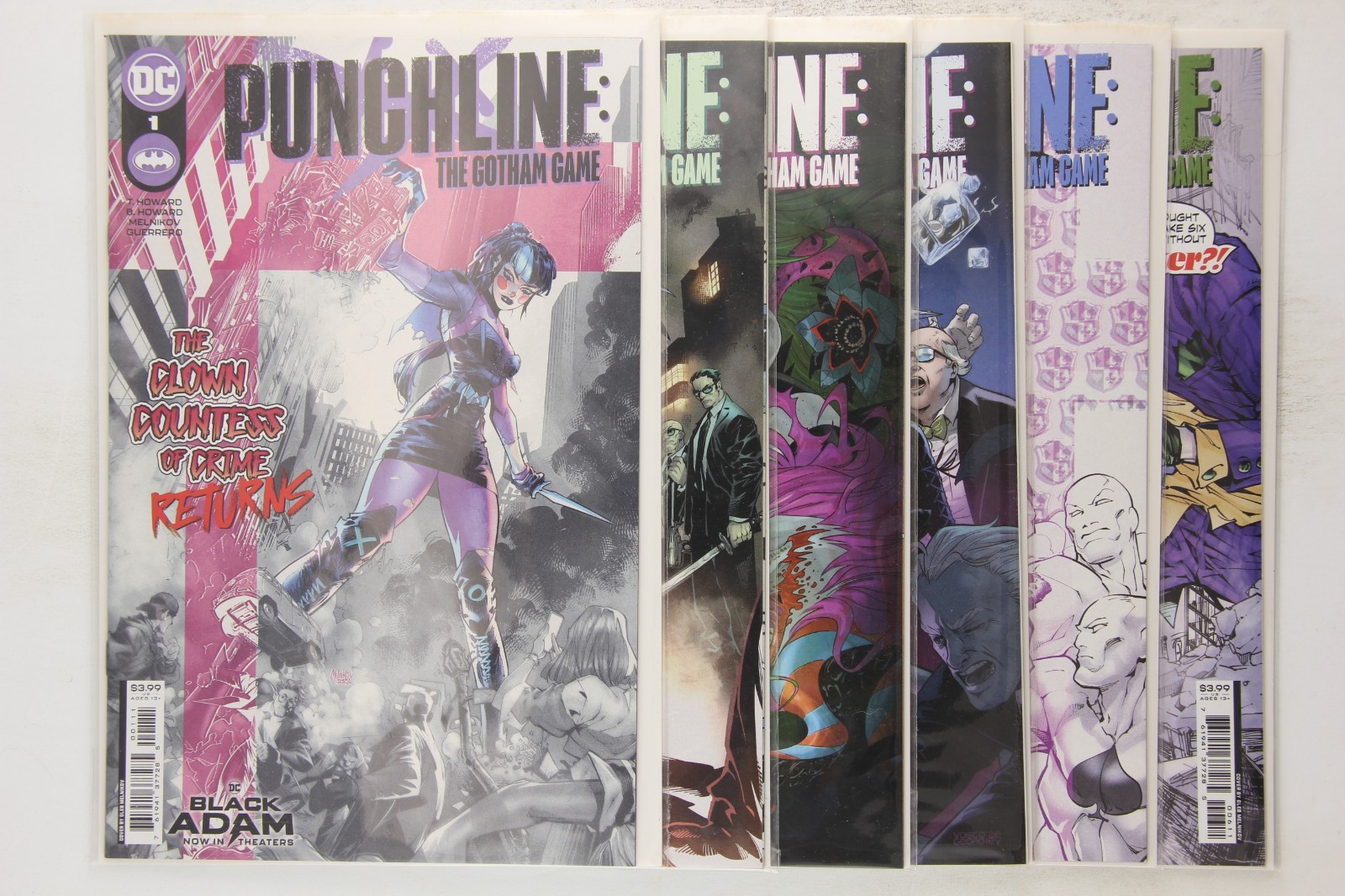 Punchline: The Gotham Game #1-6 (2022) NM Complete Set Lot DC Comics Punchline: The Gotham Game #1-6 (2022) NM Complete Set Lot DC Comics
