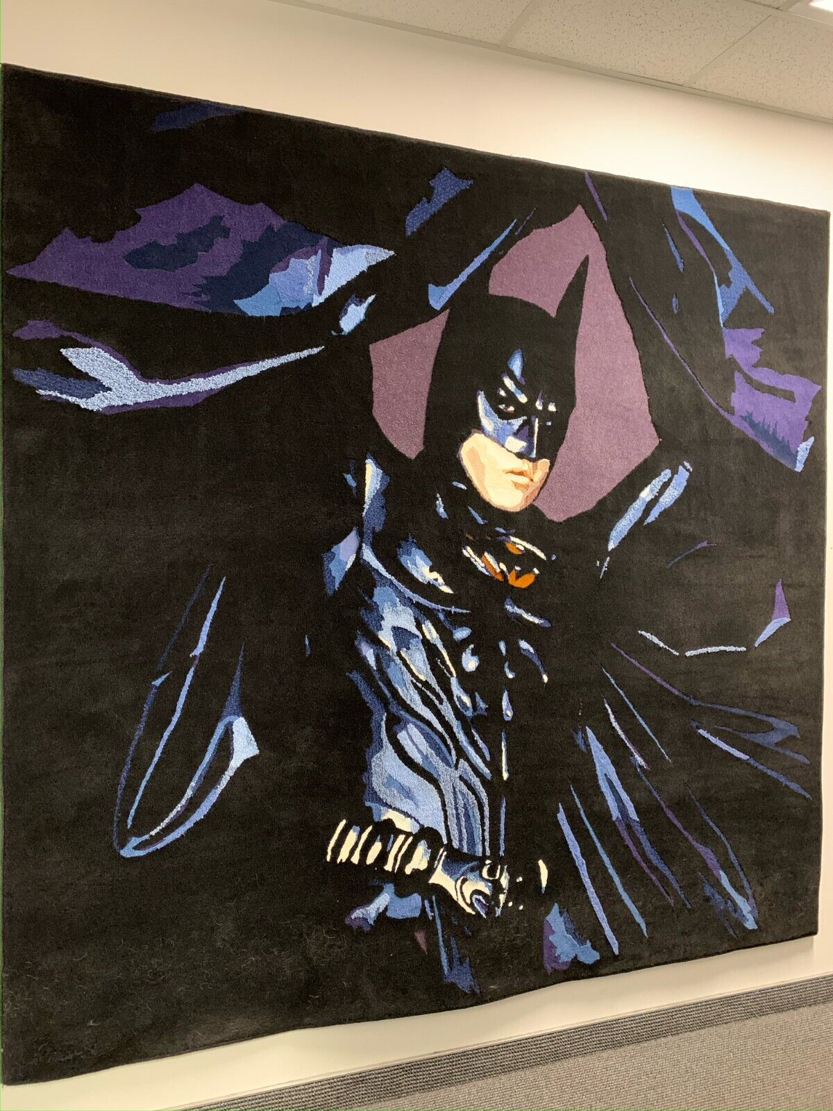 Keith Collins 1995 Batman Val Kilmer Giant Tapestry 92”x 96” - 1 of a kind