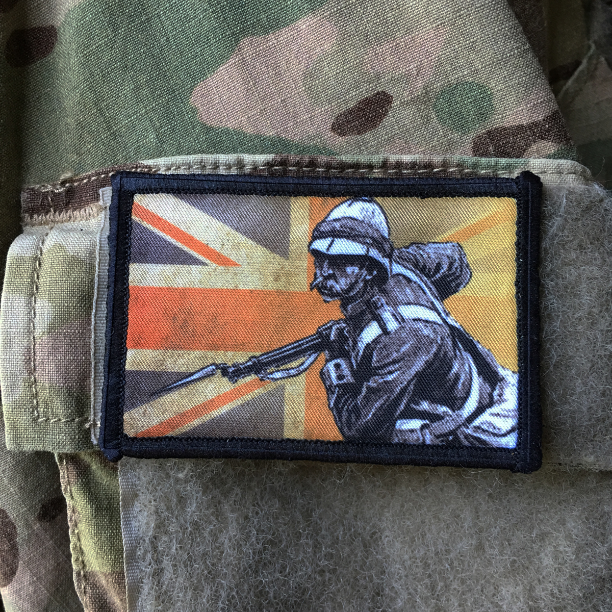 British Redcoat Morale Patch Zulu Tactical Military Army Badge Hook Flag British Redcoat Morale Patch Zulu Tactical Military Army Badge Hook Flag