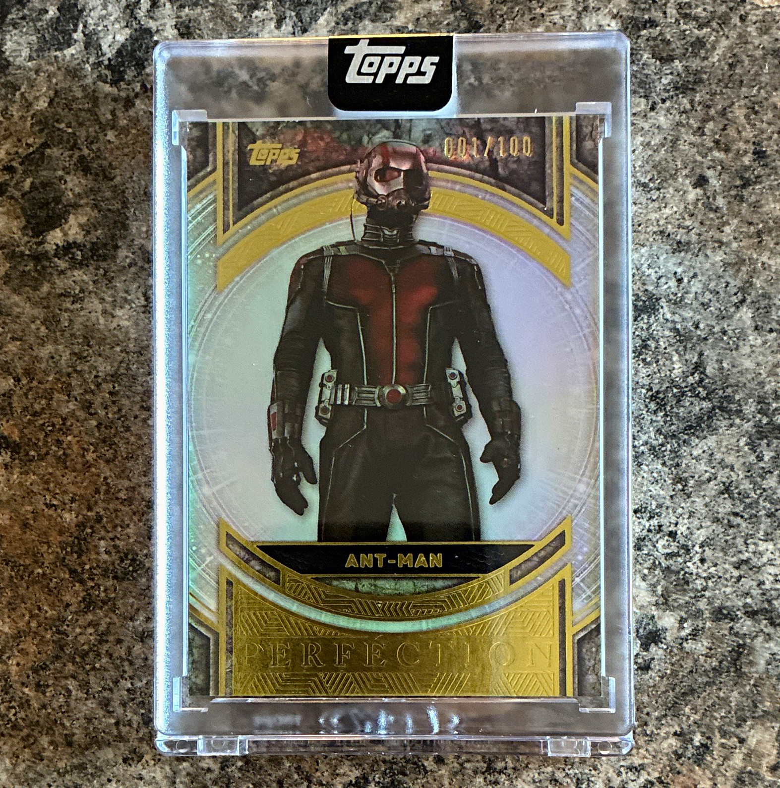 Topps 2025 Perfection Marvel Ant-Man #56 Serial Numbered 001/100
