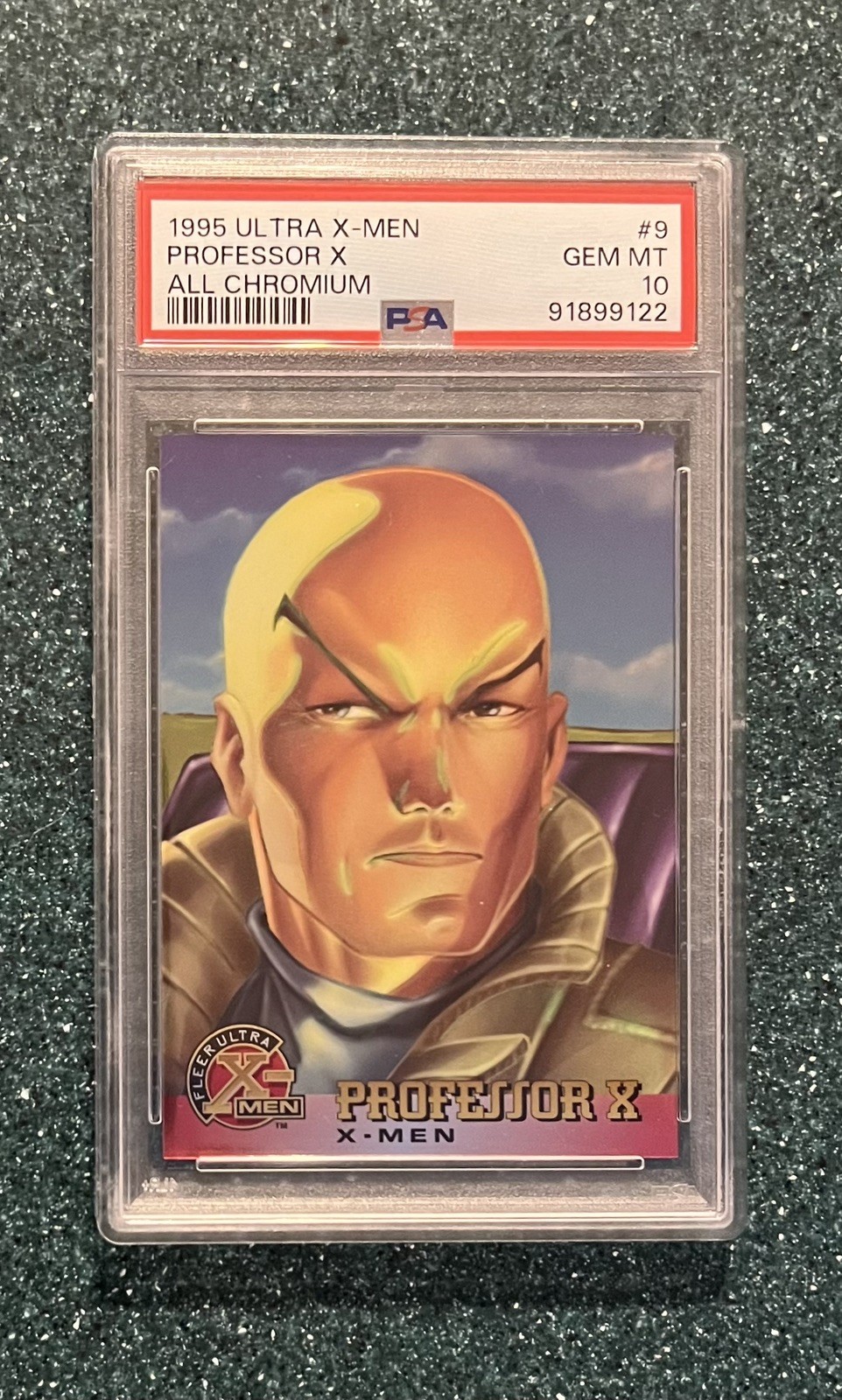 1995 Fleer Ultra X-Men All Chromium #9 Professor X PSA 10