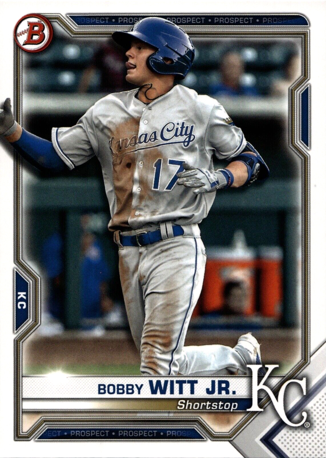 2021 Bowman Bobby Witt Jr BP-1 Kansas City Royals - 