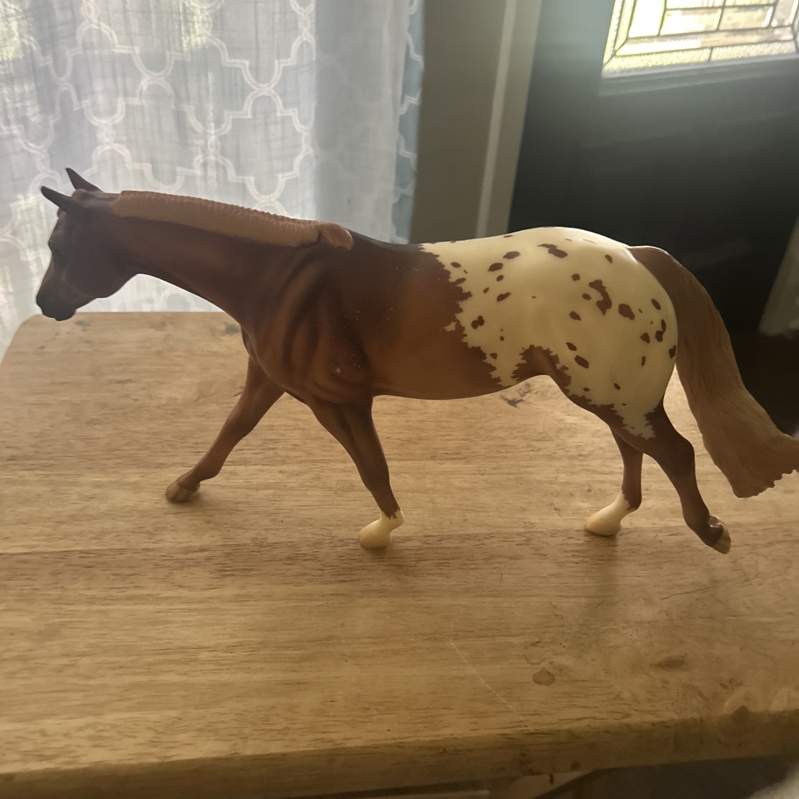 Breyer Model Breyerfest 2013 Special Run Roxy Cc Shuffle Chestnut Appaloosa Breyer Model Breyerfest 2013 Special Run Roxy Cc Shuffle Chestnut Appaloosa