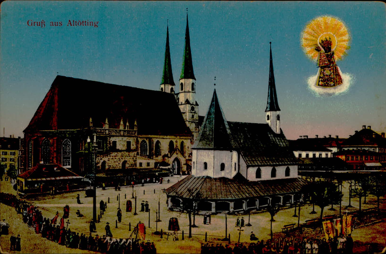 Postcard: Gruß aus Altötting