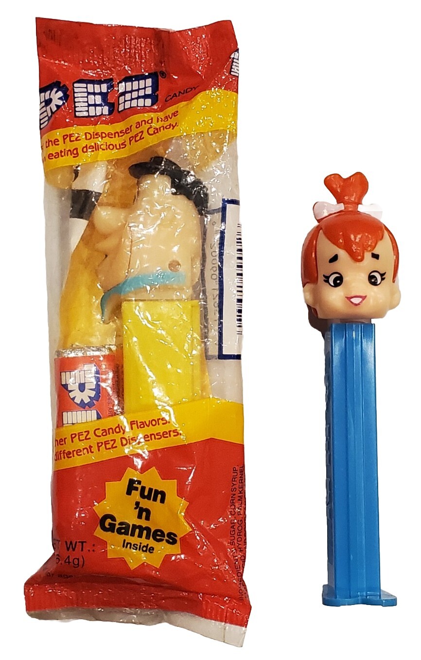 (2) VTG 1992 Flintstones PEZ Candy Dispensers - Fred Flintstone NEW, Pebbles (2) VTG 1992 Flintstones PEZ Candy Dispensers - Fred Flintstone NEW, Pebbles