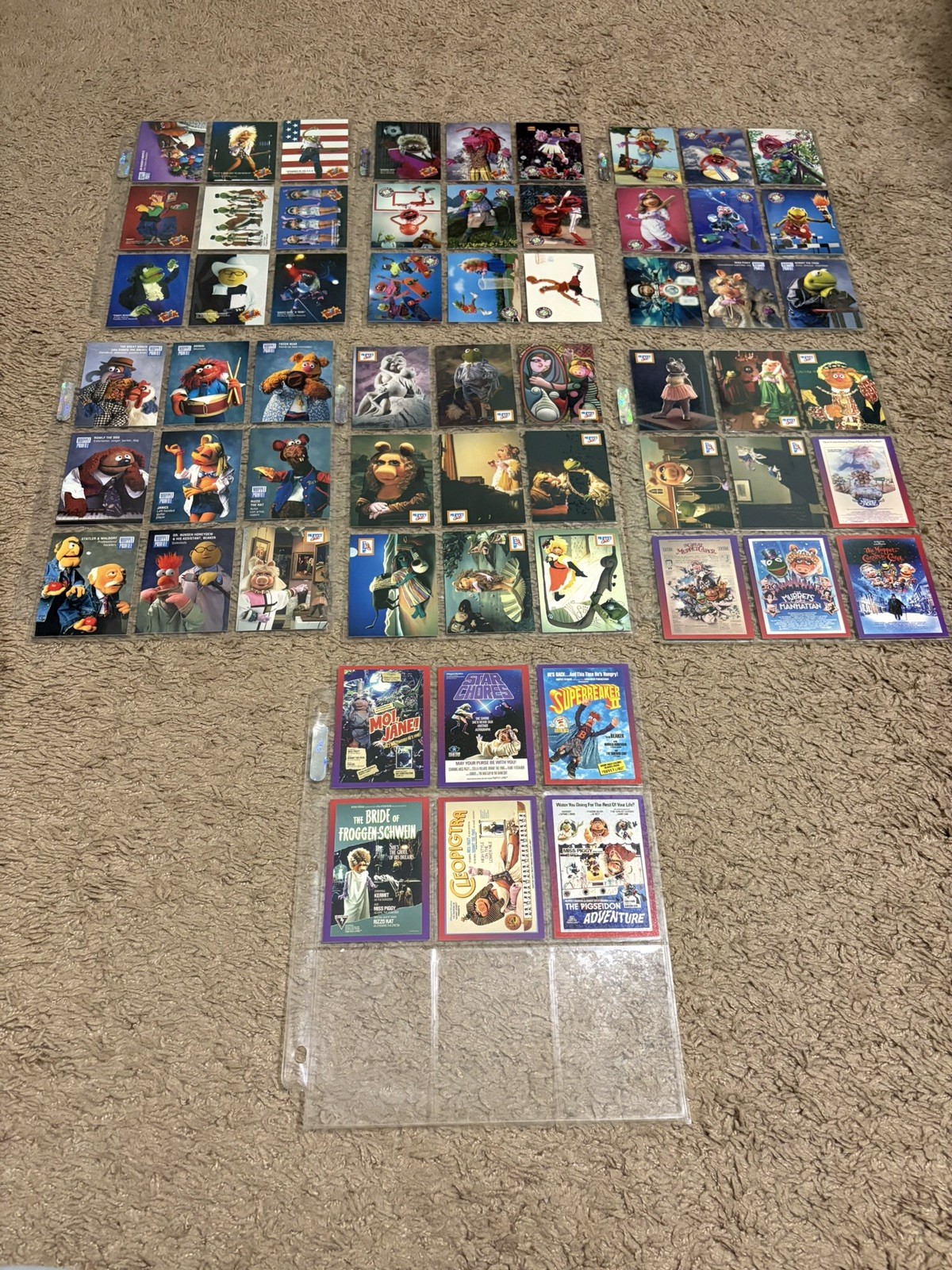 Vintage 1993 Jim Henson’s Muppets Trading Cards Complete Set 1-60 Cardz Vintage 1993 Jim Henson’s Muppets Trading Cards Complete Set 1-60 Cardz
