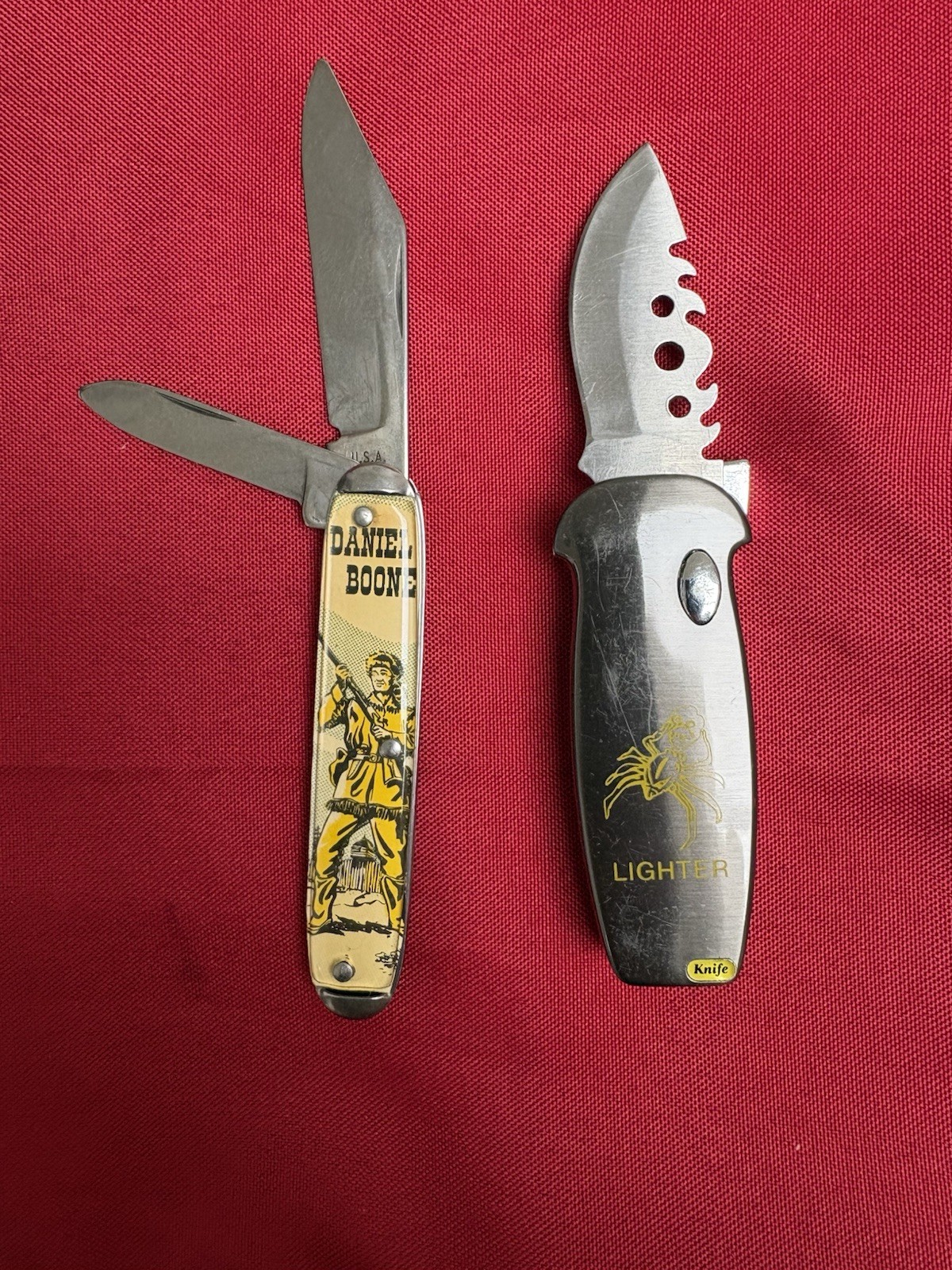 2 knife lot vintage