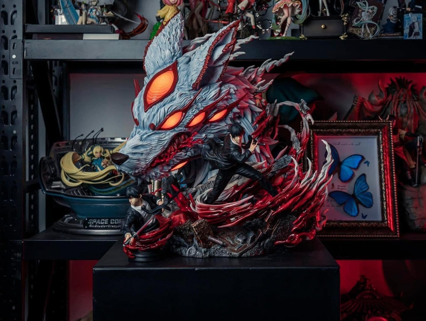 Niren Studios Aki Hayakawa Chainsaw Man Light Up Resin Statue Niren Studios Aki Hayakawa Chainsaw Man Light Up Resin Statue