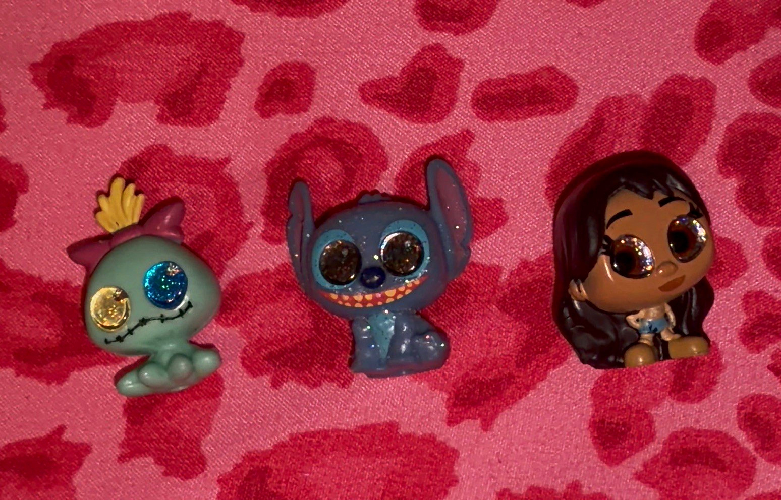Disney Lilo and stitch ULTRA RARE set (Scrump, sparkle Stitch, Nani)