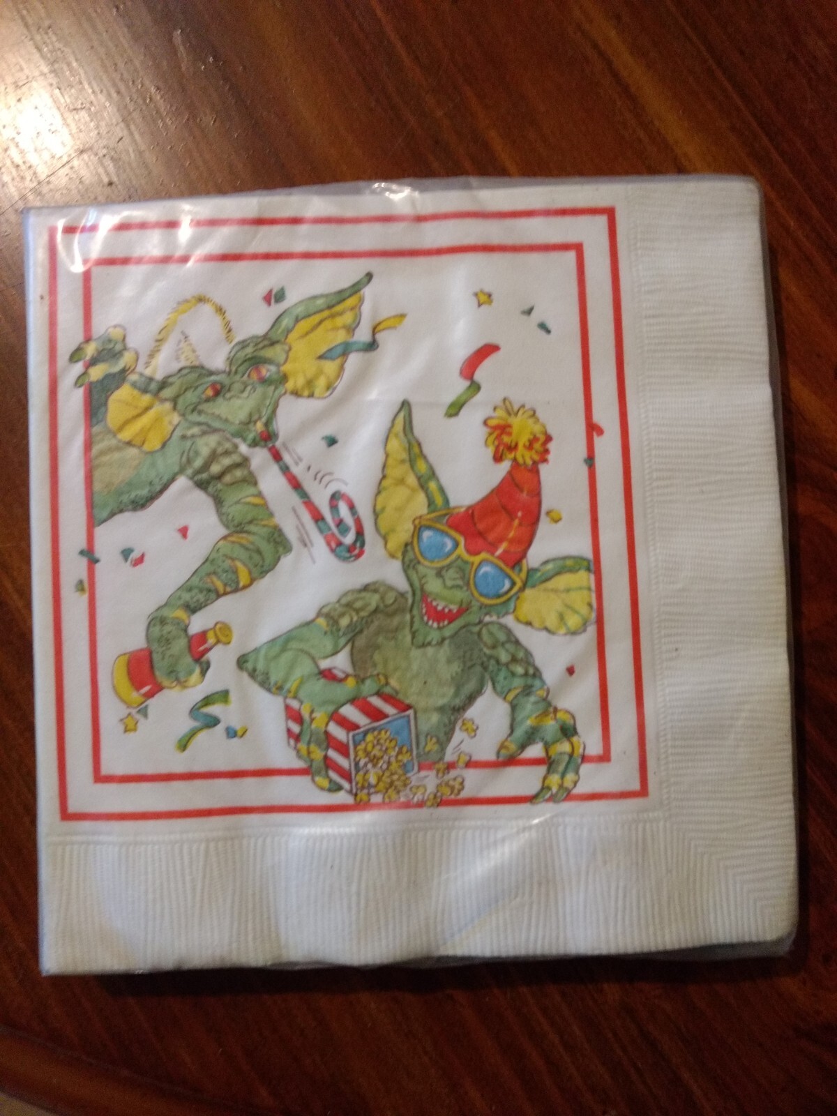 1984 Ambassador Gremlins Movie Party Napkins (5 Packs) 16ct. Each 1984 Ambassador Gremlins Movie Party Napkins (5 Packs) 16ct. Each