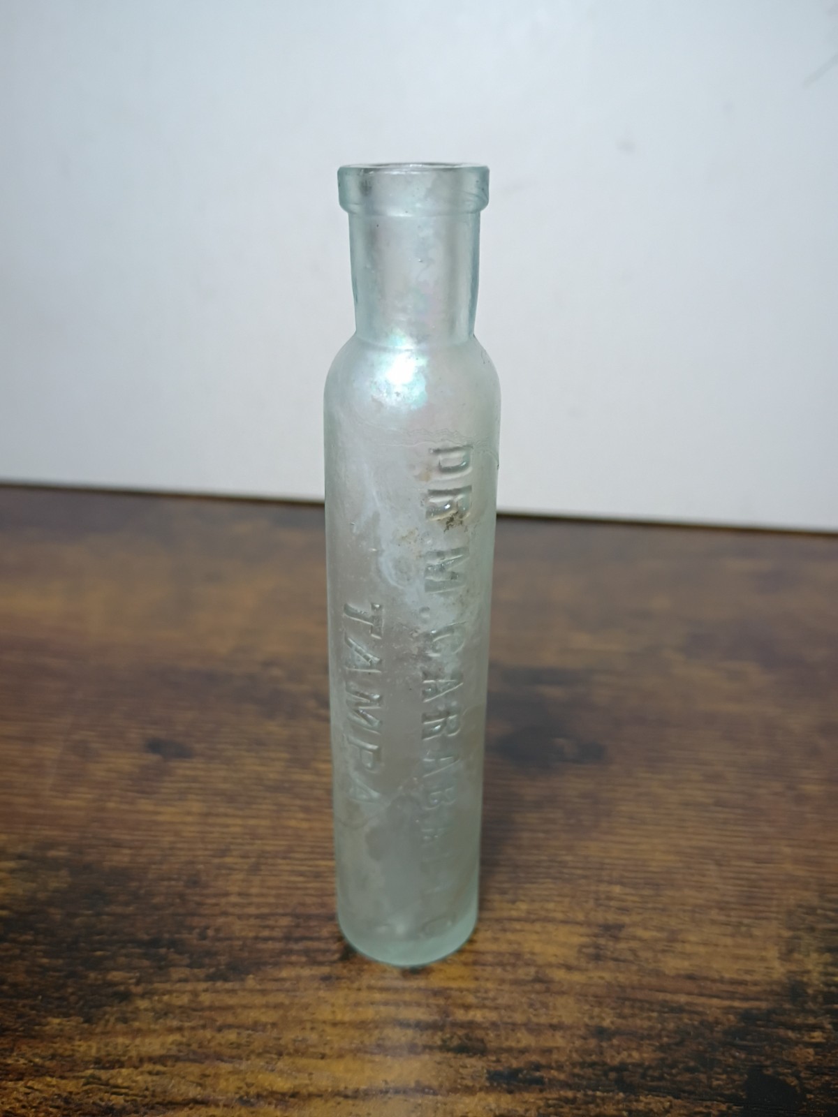 DR.M.CARABALLO TAMPA VERMICIDA RARE 1880s VERMIFUGE WORM EXPELLER MED BOTTTLE DR.M.CARABALLO TAMPA VERMICIDA RARE 1880s VERMIFUGE WORM EXPELLER MED BOTTTLE