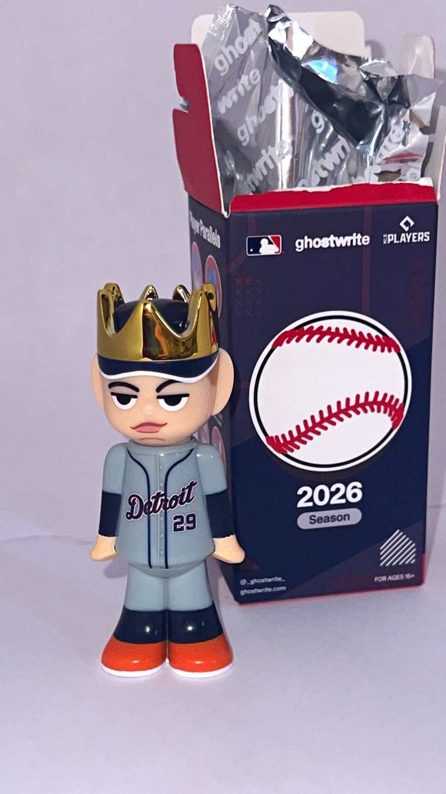 2026 MLB Ghost Write Tarik Skubal Limited Edition 100% Figure Gold Crown /10 2026 MLB Ghost Write Tarik Skubal Limited Edition 100% Figure Gold Crown /10