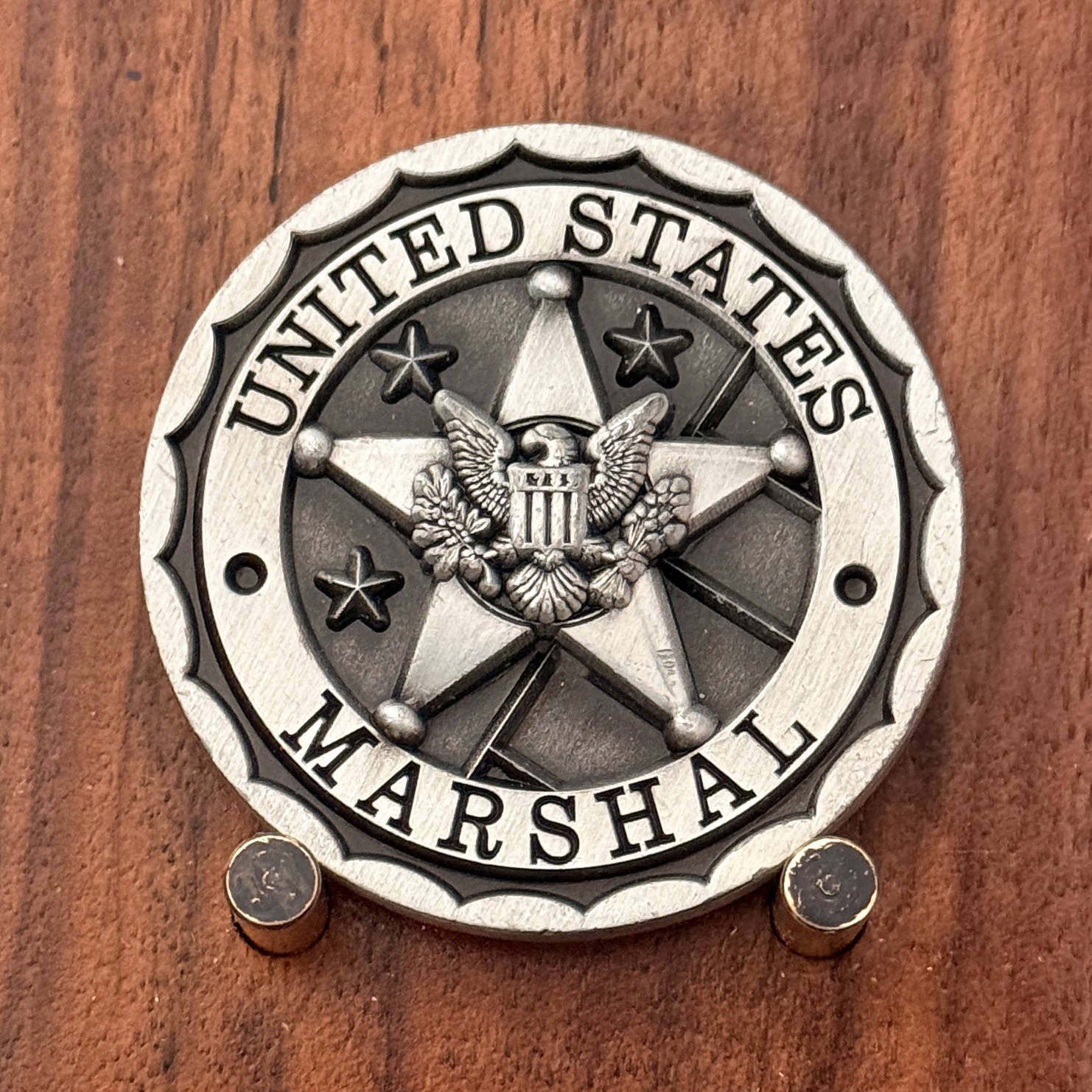 United States Marshal Department Of Justice Challenge Coin  M#25