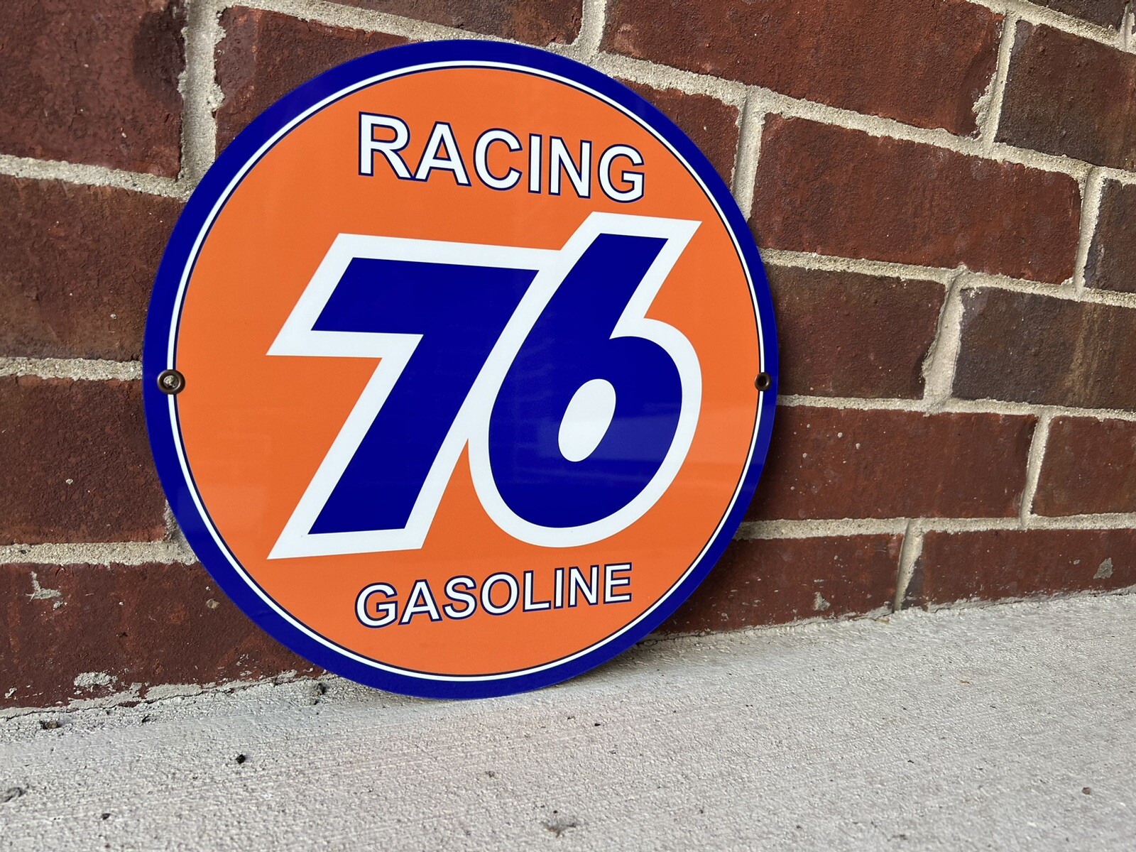 76 Union Oil gasoline racing vintage sign 76 Union Oil gasoline racing vintage sign