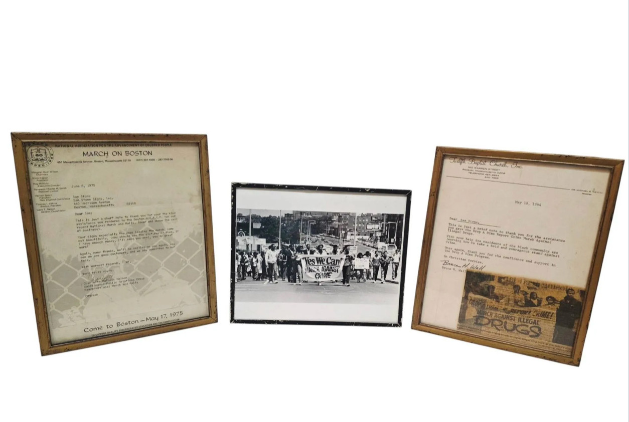 Vtg 1975-1984 Boston Civil Rights Busing Anti-Crime Ephemera Archive Sam Stone Vtg 1975-1984 Boston Civil Rights Busing Anti-Crime Ephemera Archive Sam Stone