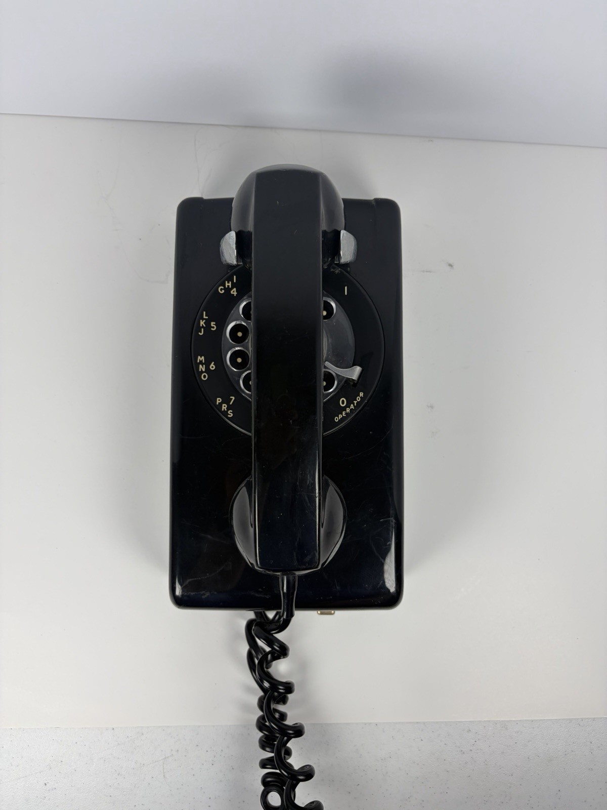 Vintage 1973 Stromberg Carlson 554 Black Rotary Dial Wall Phone Telephone Vintage 1973 Stromberg Carlson 554 Black Rotary Dial Wall Phone Telephone